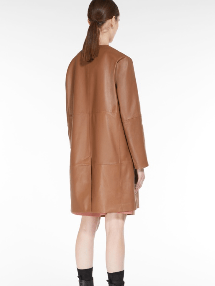Weekend-By-Max-Mara-Maia-Leather-Duster-Coat 2354760239 Col 001
