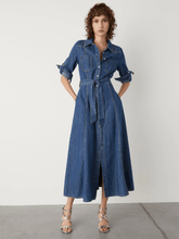 Marella-ALARICO-Long-Blue-Denim-Shirt-Dress 24132210442 Col 003 izzi-of-baslow