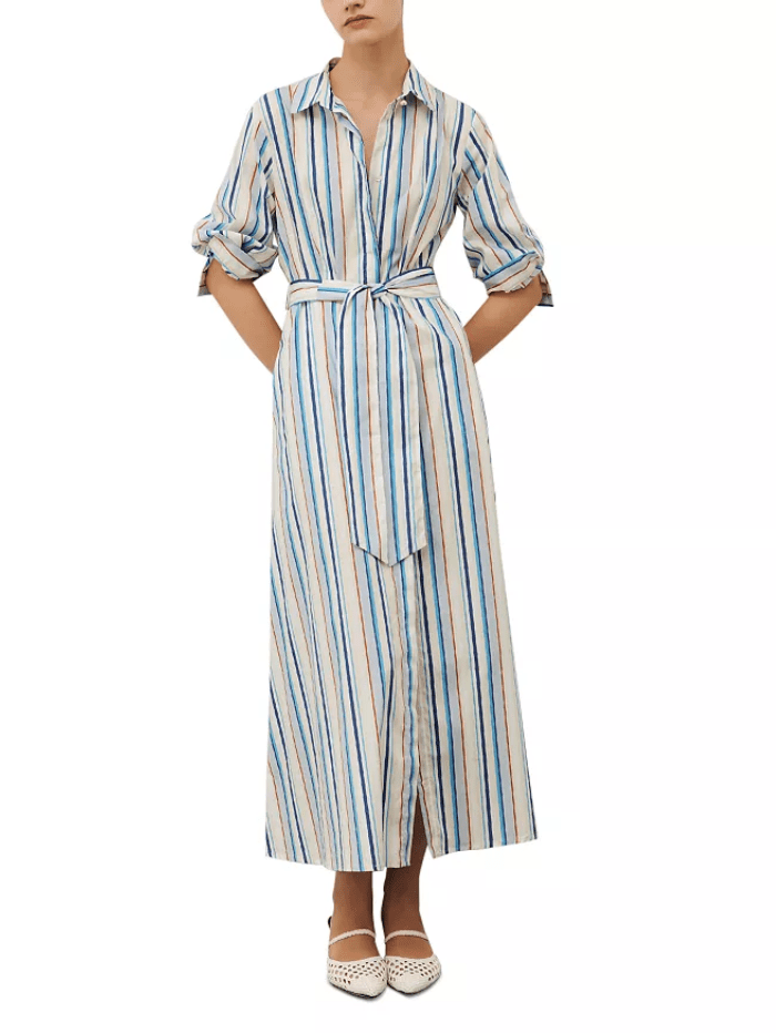 Marella-JUTTA-Striped-Midi-Shirt-Dress 24132214422 Col 003 izzi-of-baslow