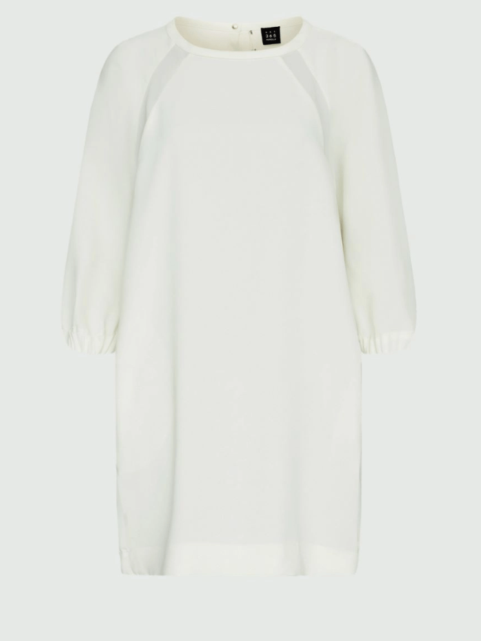 Marella-KARLIE-Crepe-Dress-In-Wool-White 24132210332 Col 001-of-baslow