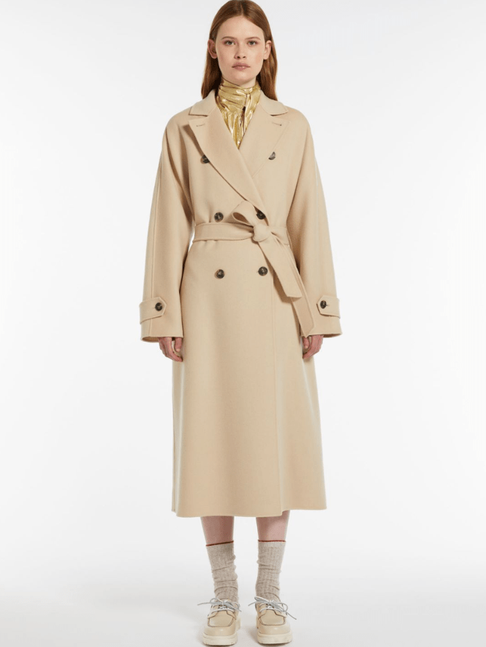 Weekend-By-Max-Mara-Affetto-Long-Wool-Trench-Coat-In-Sand 2415011031600 izzi-of-baslow