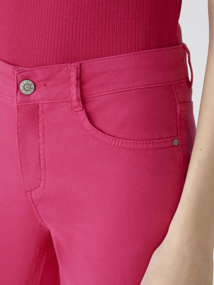 Oui-Cotton-Capri-Trousers-In-Pink-78878-Col-3438-izzi-of-baslow