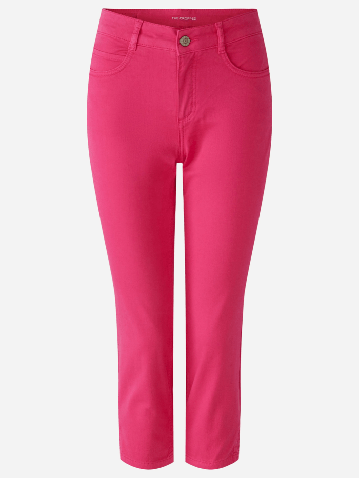 Oui-Cotton-Capri-Trousers-In-Pink-78878-Col-3438-izzi-of-baslow