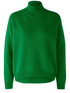 Oui-Green-Wool-Blend-Jumper-With-High-Neck 79985 Col 6466 izzi-of-baslow