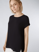 Oui Tops Oui AYANO Blouse Shirt In Black 88335 Col 9990 izzi-of-baslow