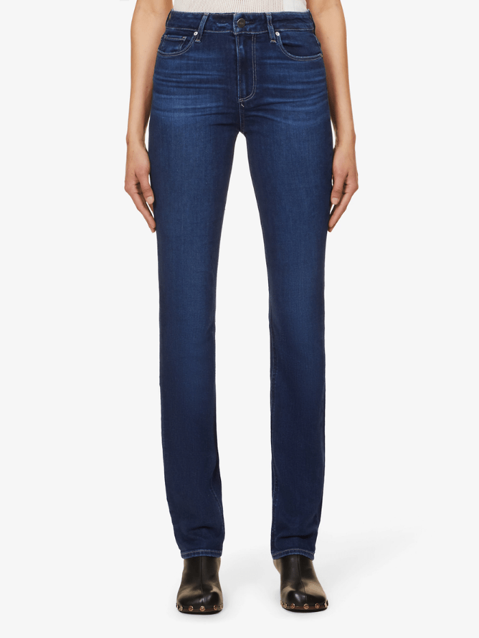 Paige-Hoxton-Straight-High-Rise-Cotton-Blend-Denim-Jeans-Brentwood 34IN 1851984-6442 izzi-of-baslow