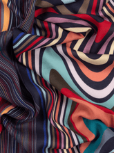 Paul Smith Accessories One Size Paul Smith Como Swirl Scarf W1A-250C-M491-90-0 izzi-of-baslow