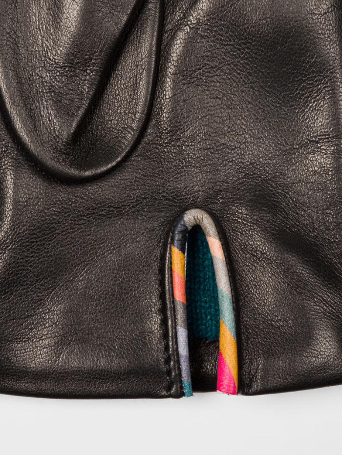 Paul-Smith-Concertina-Swirl-Leather-Gloves W1A-461E-AG931-79 izzi-of-baslow