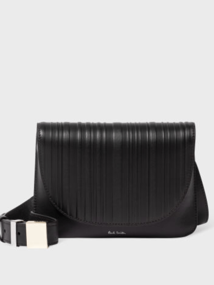 Paul Smith Handbags One Size Paul Smith Leather Shadow Stripe Cross Body Bag W1A-7668-LTOEMB izzi-of-baslow