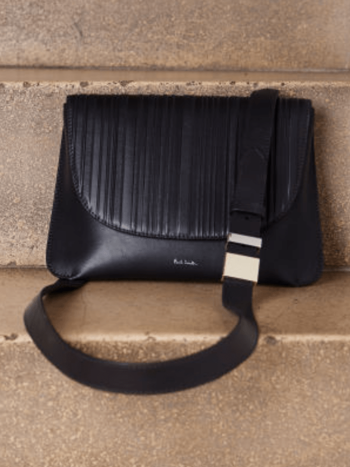 Paul Smith Handbags One Size Paul Smith Leather Shadow Stripe Cross Body Bag W1A-7668-LTOEMB izzi-of-baslow