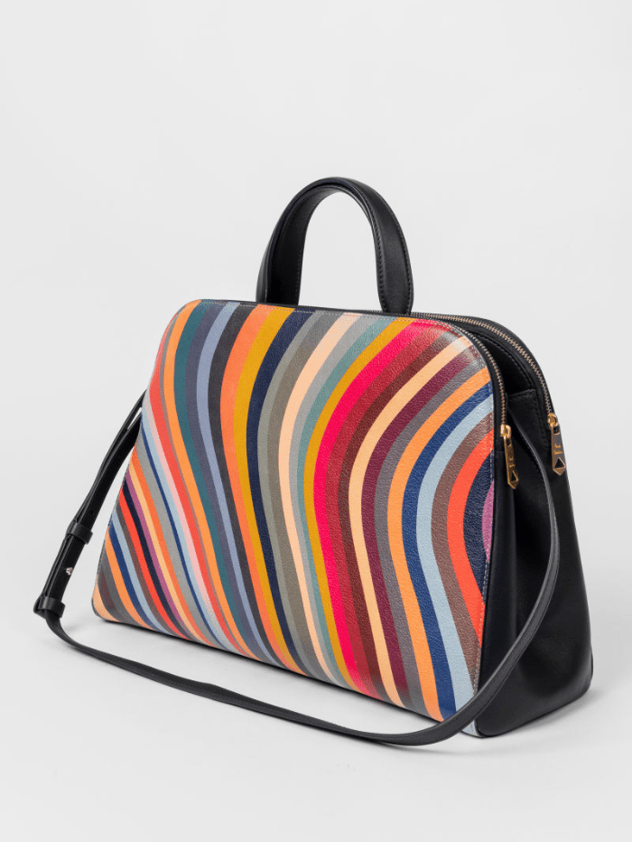 Paul Smith Handbags One / Swirl Paul Smith Swirl Leather Bowling Bag W1A-7559-FWIRL Col 90 izzi-of-baslow