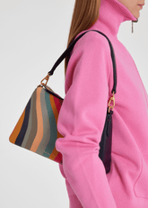 Paul Smith Handbags one / swirl Paul Smith Swirl Leather Shoulder Bag W1A-7489-ESWIRL-90 FSWIRL izzi-of-baslow