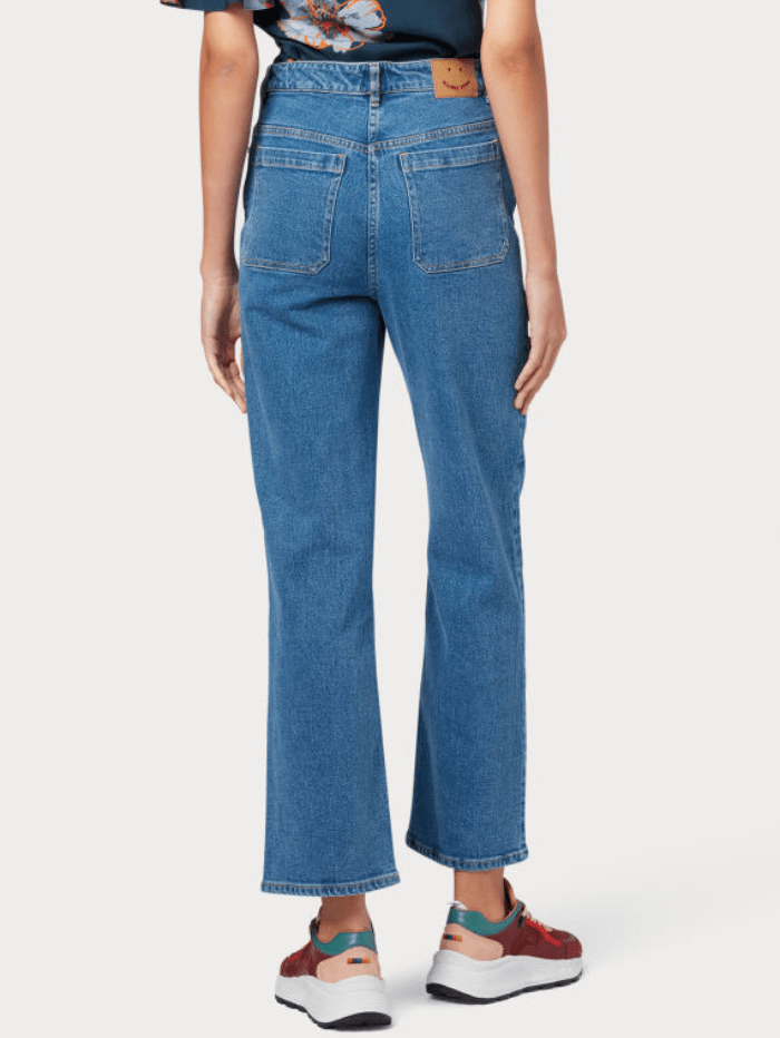 Paul Smith Wide Leg Cropped Jean W2R-299T-L21404 Col MD izzi-of-baslow