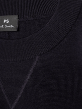 Paul Smith Knitwear Paul Smith Navy Wool Swirl Jumper W2R-324N-L31103 izzi-of-baslow