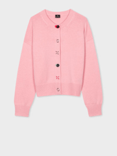 Paul Smith Knitwear Paul Smith Pink Mixed Buttons Embroidered Cardigan W2R-303N-L31056.21 izzi-of-baslow