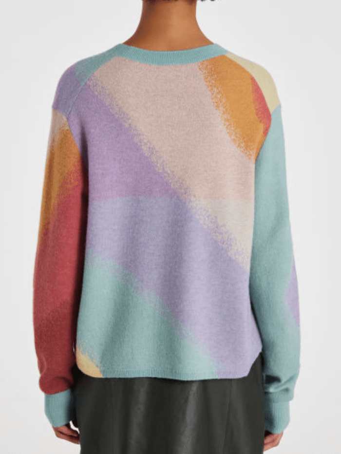 Paul Smith Spray Swirl Multicoloured Sweater W2R-309N-L31060 90 izzi-of-baslow