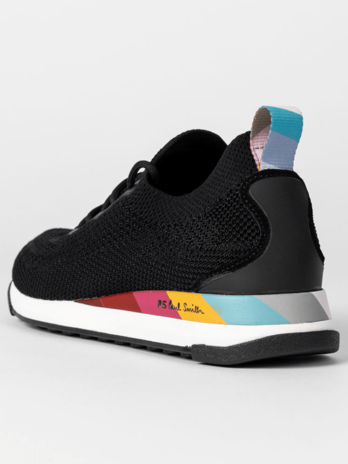 Paul Smith APRINA Swirl Trainers In Black W1S ARP02 LPLY.79