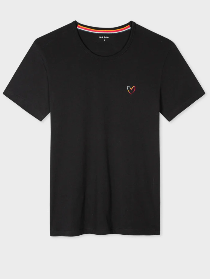 Paul-Smith-Black-Embroidered-Swirl-Heart-T-Shirt-W1A-102J-AU926-Col-79-izzi-of-baslow