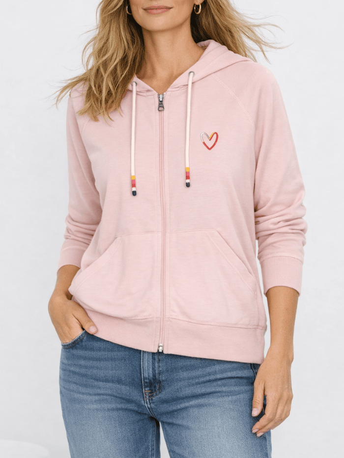 Paul Smith Tops Paul Smith Pink Cotton Swirl Heart Hoodie W1A-796M-AU926 Col 20 izzi-of-baslow