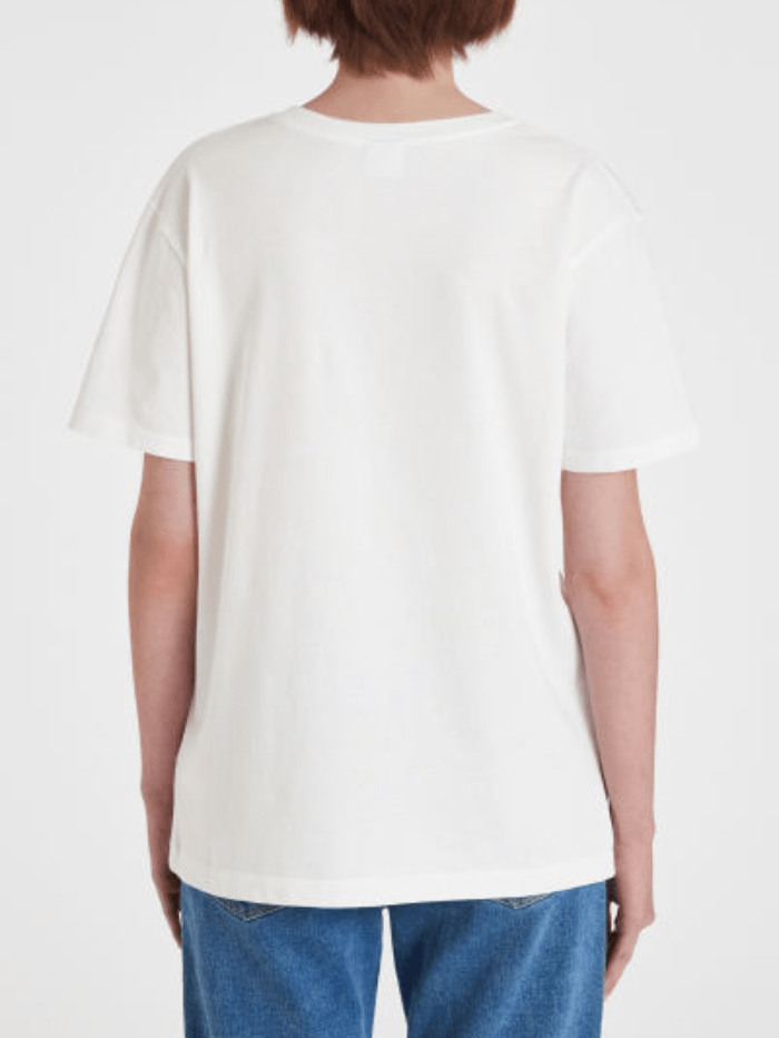 Paul Smith White T Shirt With Tortoise Print W2R-G799-KP3618.01 izzi-of-baslow