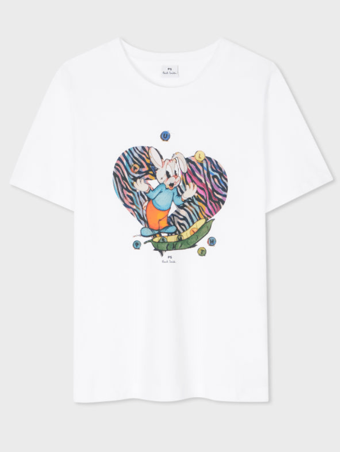 Paul-Smith-White-Zebra-Heart-Bunny-Print-T-Shirt-W2R-G799-MP4524.01 izzi-of-baslow