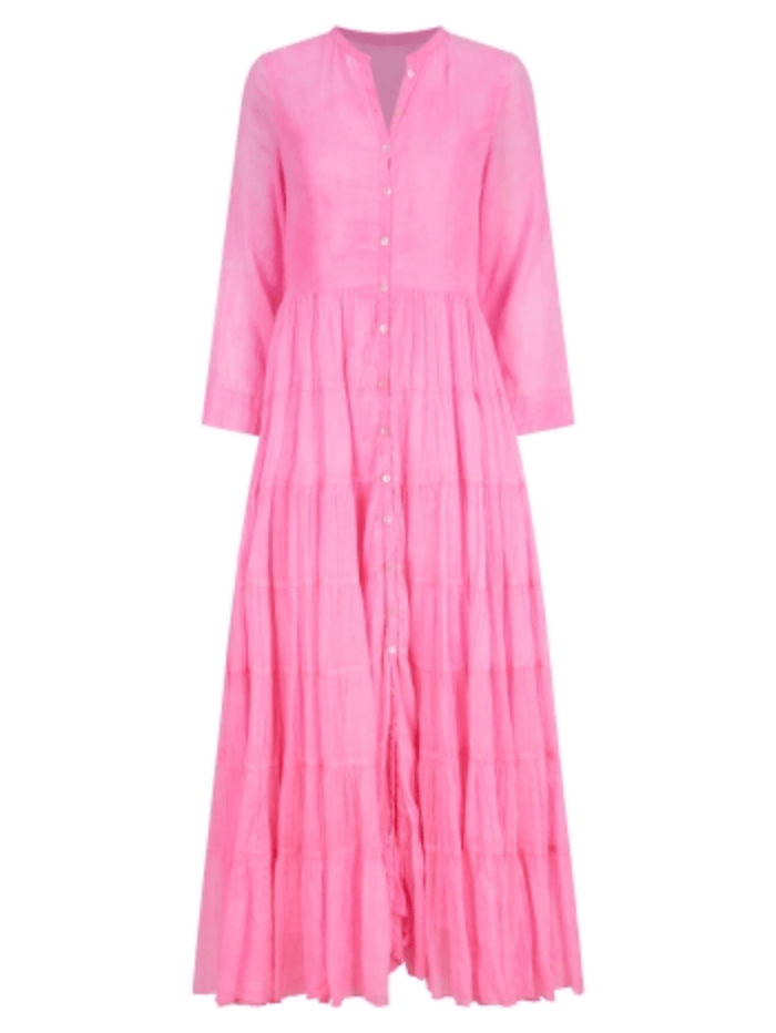 Pranella Victoria Maxi Dress Neon Pink izzi-of-baslow