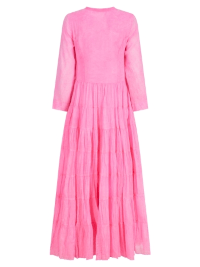 Pranella Victoria Maxi Dress Neon Pink izzi-of-baslow