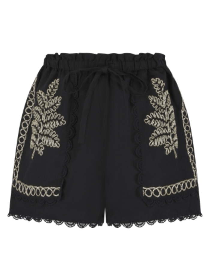 Pranella-IZZIE-Black-And-Gold-Shorts-izzi-of-baslow