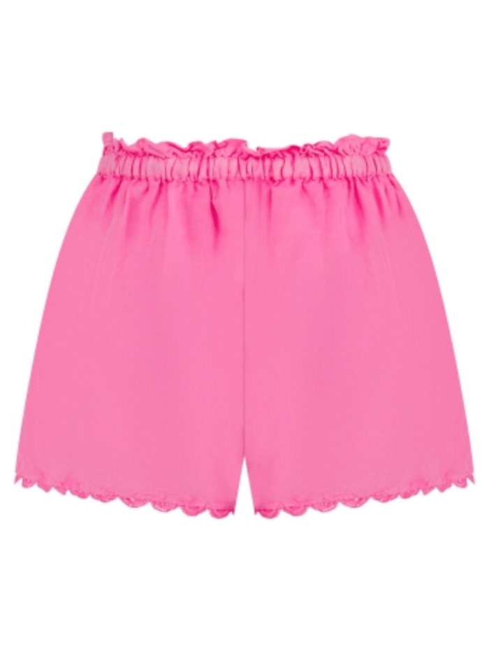 Pranella-Beachwear-IZZIE-Neon-Pink-Shorts-izzi-of-baslow
