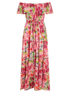 Pranella Brigitte Maxi Dress in Pink Tropics print izzi-of-baslow