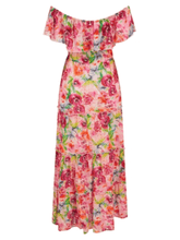 Pranella Brigitte Maxi Dress in Pink Tropics print izzi-of-baslow