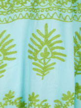 Pranella Aggie Dress Aqua Lime Colour izzi-of-baslow