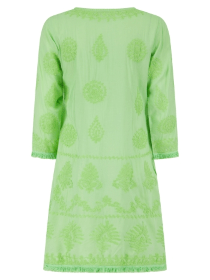 Pranella-AGGIE-Dress-In-Lime-izzi-of-baslow