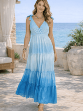 Pranella Dresses Pranella Jinka Maxi Dress Blue Ombre izzi-of-baslow