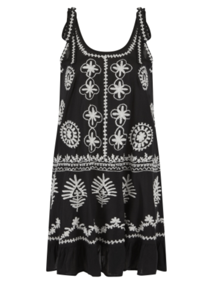 Pranella-Remi-Black-And-Pearl-Slip-Dress-izzi-of-baslow