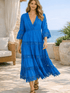 Pranella Dresses Pranella SS Rebel Maxi Dress Royal Blue izzi-of-baslow