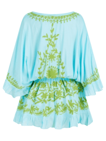 Pranella Paula Dress Kaftan Cover Up - Pink Lime main image 1