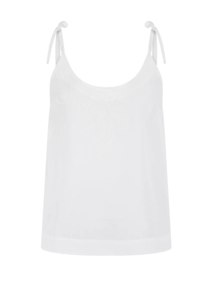 Pranella Tops small Pranella VIXEN Camisole Top In White izzi-of-baslow