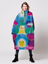 Rain Kiss Coats and Jackets One Size RainKiss Rainbow Art x Smiley Rain Poncho izzi-of-baslow