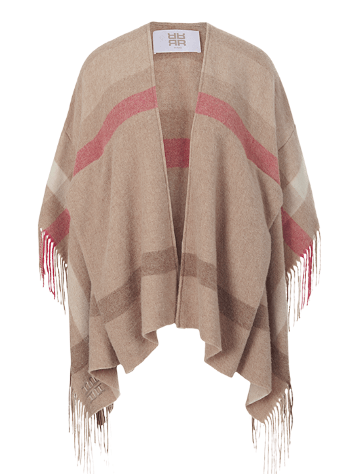 Riani-Large-Checked-Poncho 389640 9550 Col 855 izzi-of-baslow