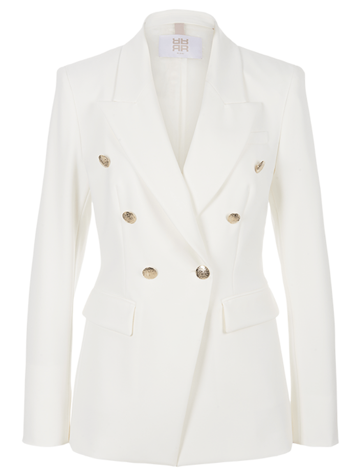 Riani-Off-White-Blazer-With-Gold-Buttons 431290-3987 Col 110 izzi-of-baslow