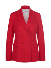 Riani-Scuba-Heartbeat-Red-Double-Breasted-Blazer 371440-8190 izzi-of-baslow