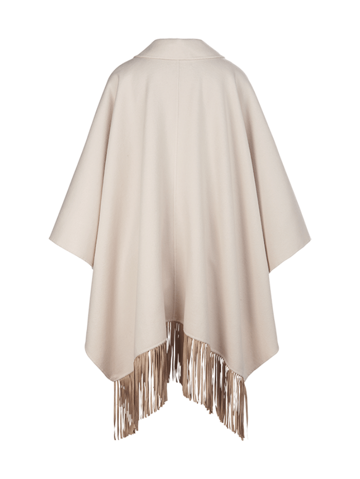 Riani Poncho With Tassles in Daydream 379400 3886 Col 801 iiz-of-baslow