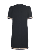 Riani-Black-Mini-Dress-With-Pattern-Details-376400 4153 Col 987 izzi-of-baslow