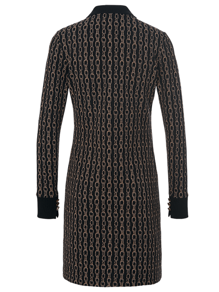 Riani Dresses Riani Polo Style Catena Jersey Mini Dress 386970 8277 Col 867 izzi-of-baslow