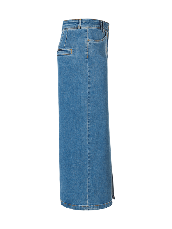 Riani-High-Stretch-Denim-Midi-Skirt-In-Blue-Used-Wash-444760-3401-Col-432-izzi-of-baslow