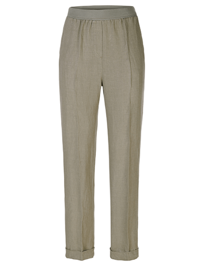 Riani Trousers Riani Casual Fit Slip On Linen Trousers 443880 4263 Col 544 izzi-of-baslow