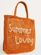 The Jacksons Accessories One Size The Jacksons London SUMMER LOVING Large Jute Bag In Tango and Natural izzi-of-baslow