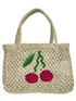 The Jacksons Accessories One Size The Jacksons London TRACY CHERRY Jute Bag In Natural, Raspberry And Green izzi-of-baslow