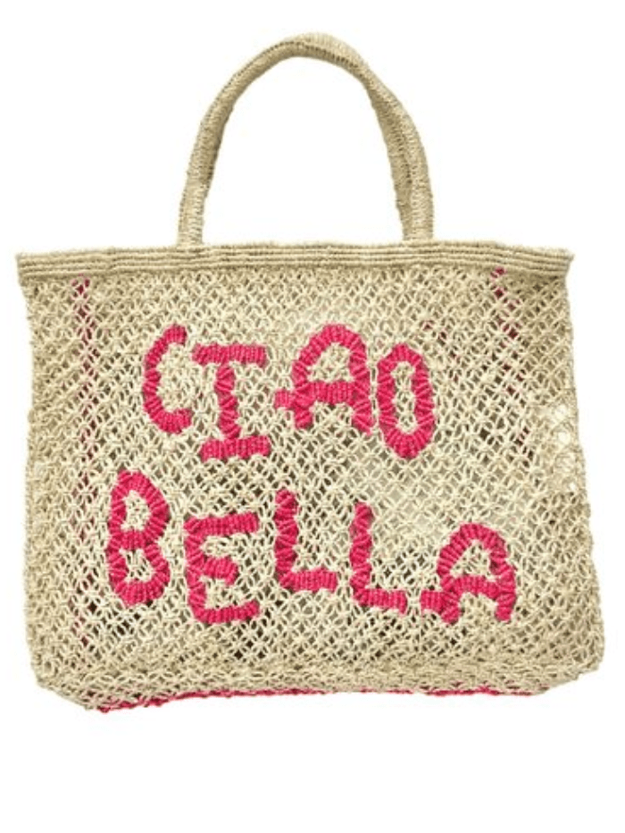 The Jacksons Accessories Small The Jacksons London CIAO BELLA Natural Jute Bag izzi-of-baslow